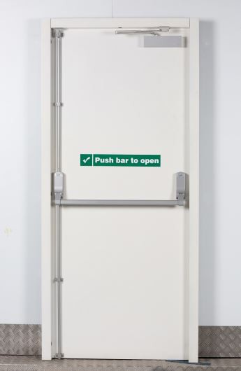 45 منٹ میں آگ سے باہر نکلنے والے دروازے کی درجہ بندی کی گئی